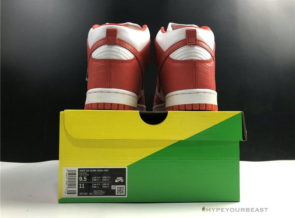 Nike Dunk High X Supreme Red