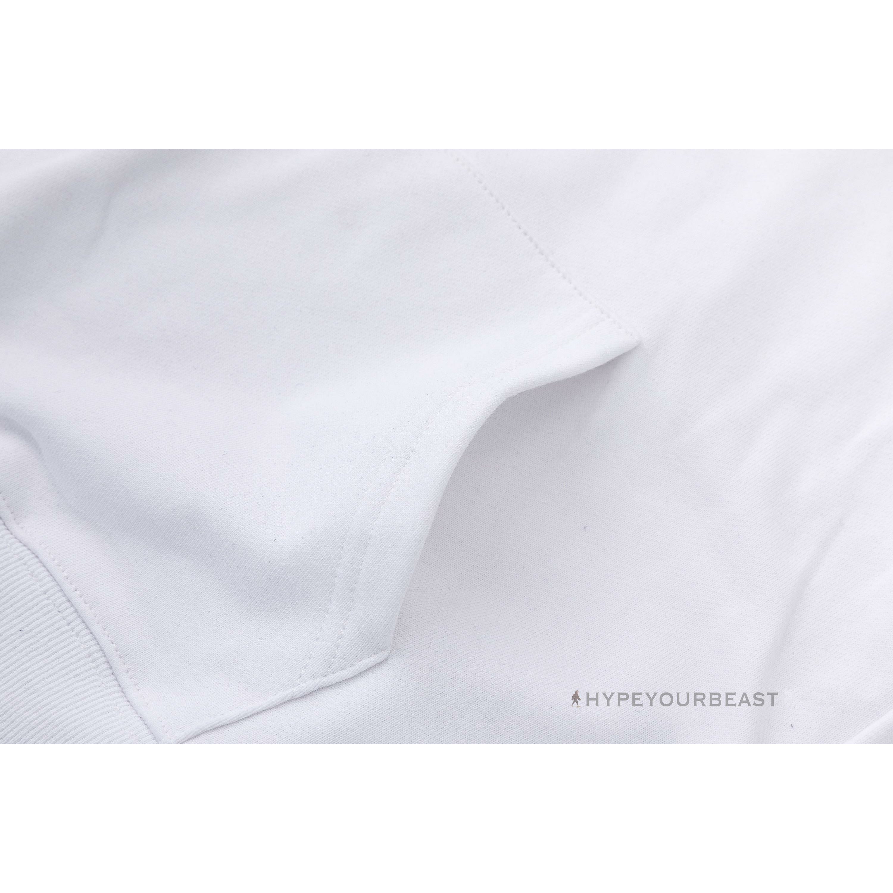 Off White Hoodie Royal - White