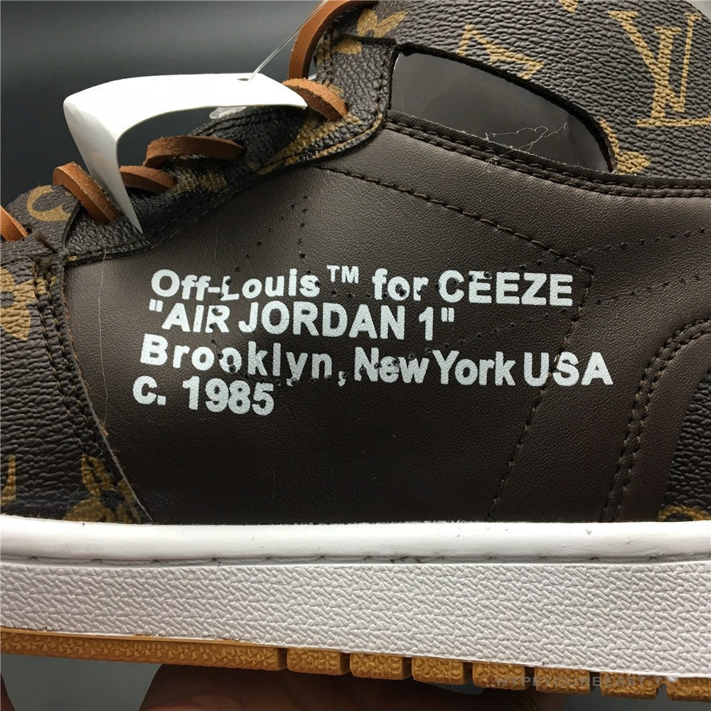 Off White X Jordan 1 X LV