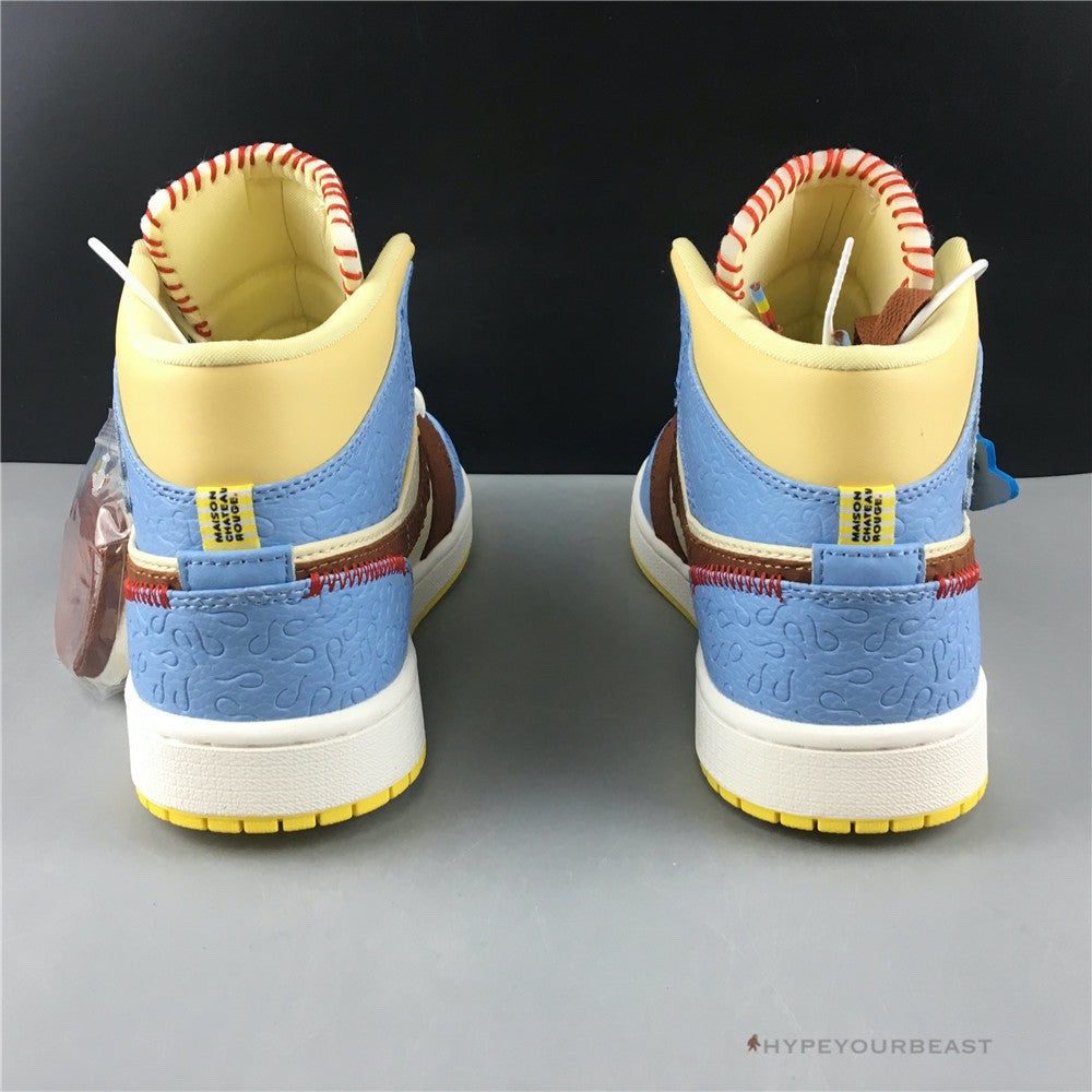 Air Jordan 1 Mid SE Fearless Maison Chateau Rouge