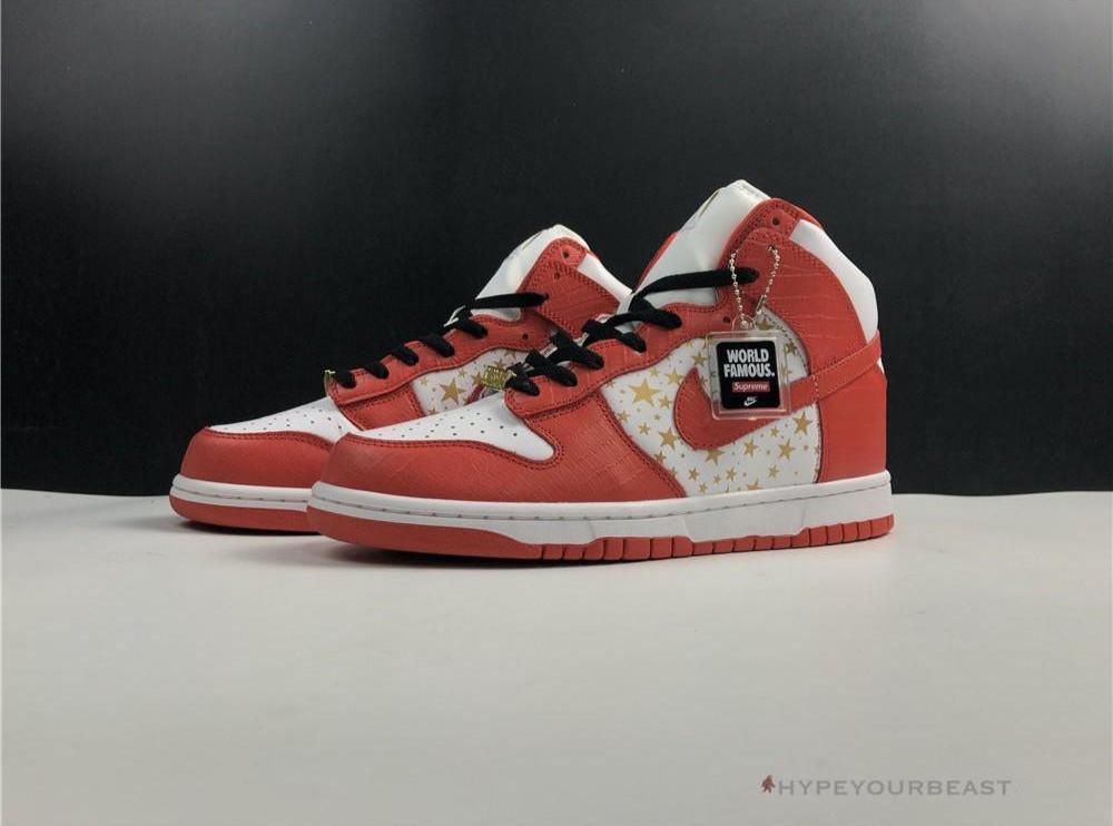 Nike Dunk High X Supreme Red