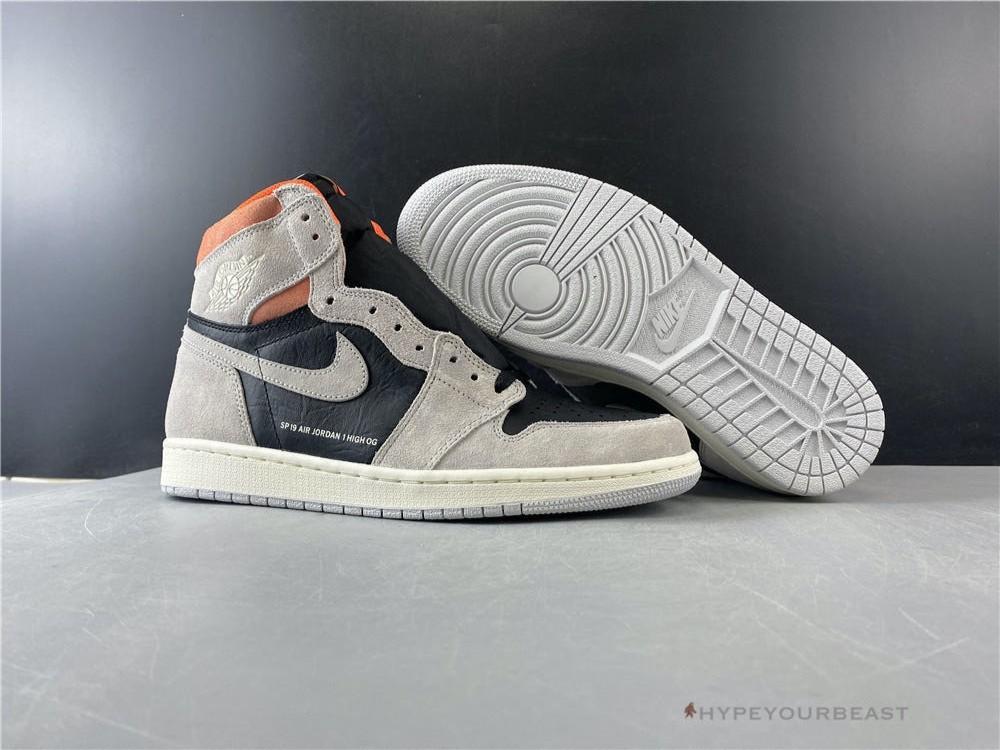 Air Jordan 1 Retro High OG Neutral Grey Hyper Crimson