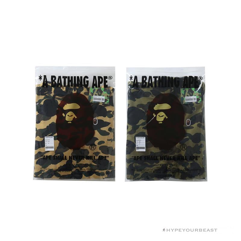 BAPE Camouflage Kangaroo Hooded Hoodie Green