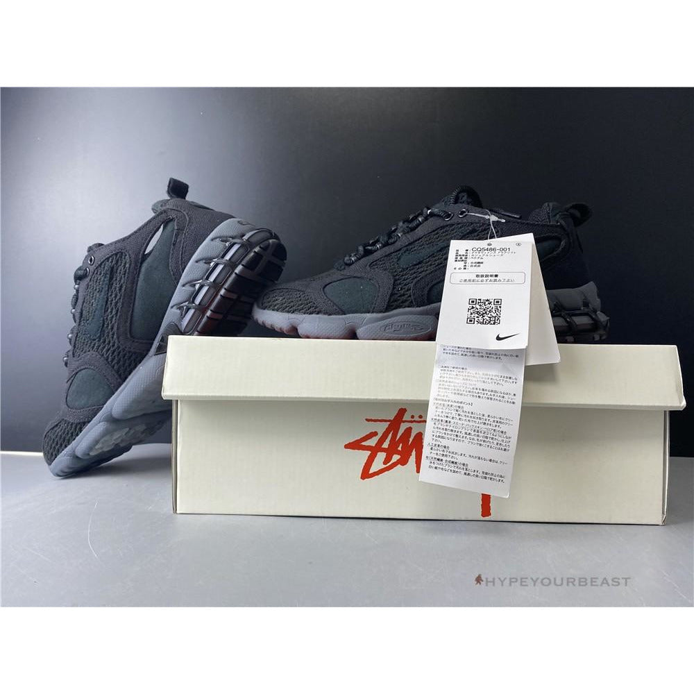 Stussy X Nike Air Zoom Spiridon Cage 2 Black