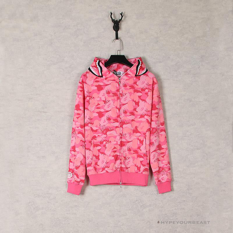 Bape Hoodie Pink
