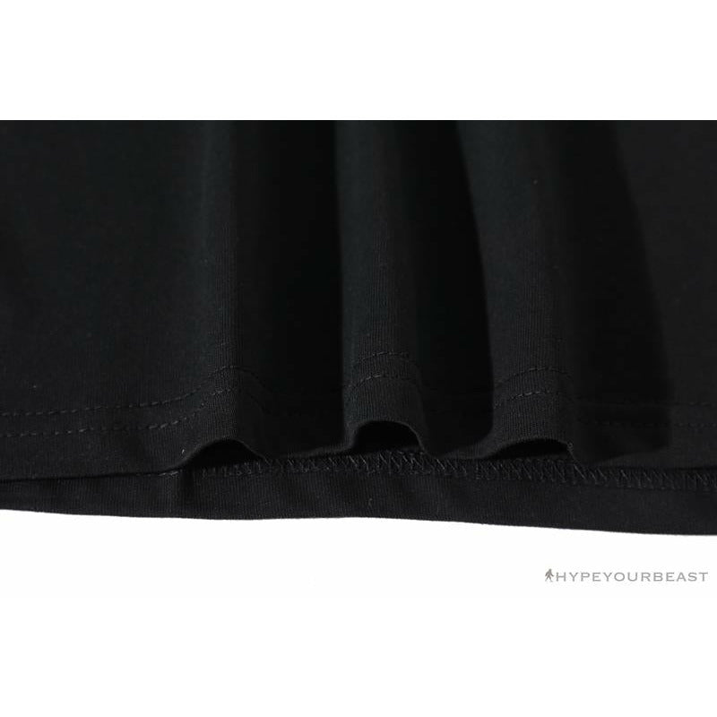 BAPE Violent Bear Color Stitching Tee Shirt 'BLACK'