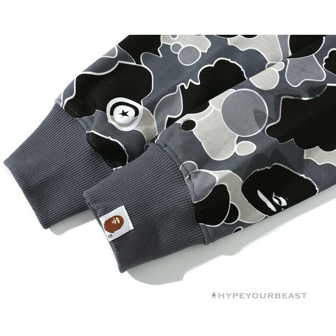 BAPE Shark Head STA Star Camouflage Hoodie 'BLACK'