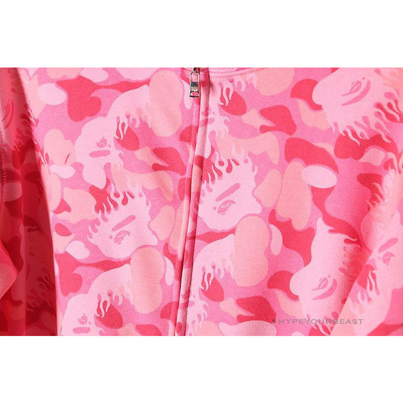 Bape Hoodie Pink