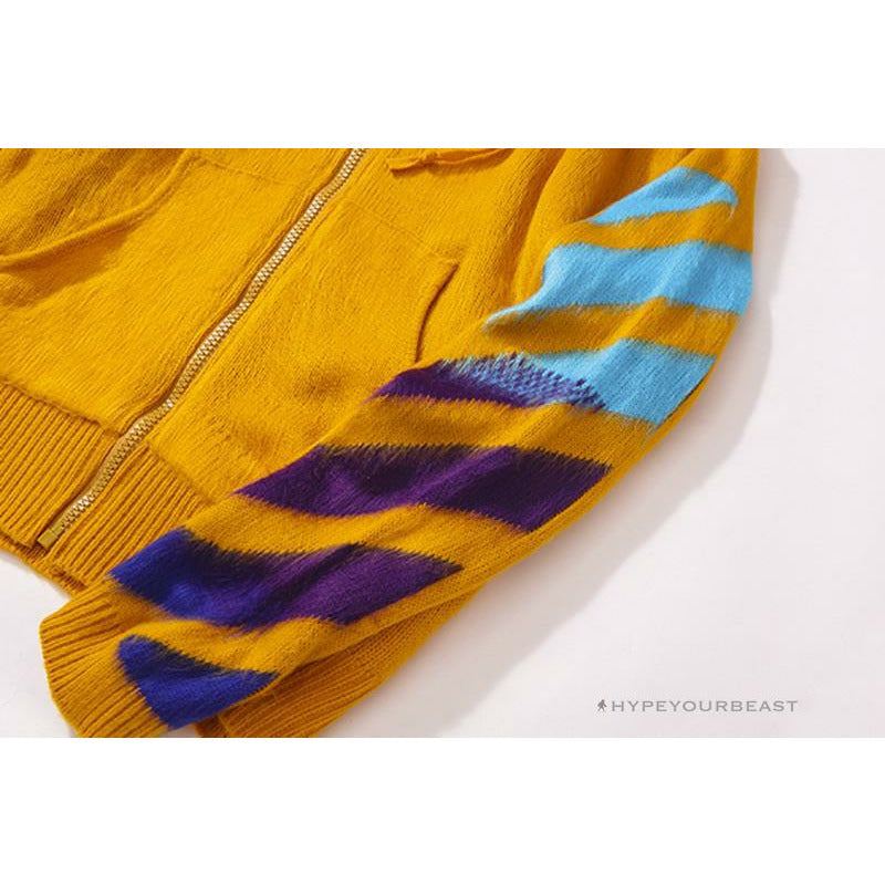 Off White Hoodie Yellow