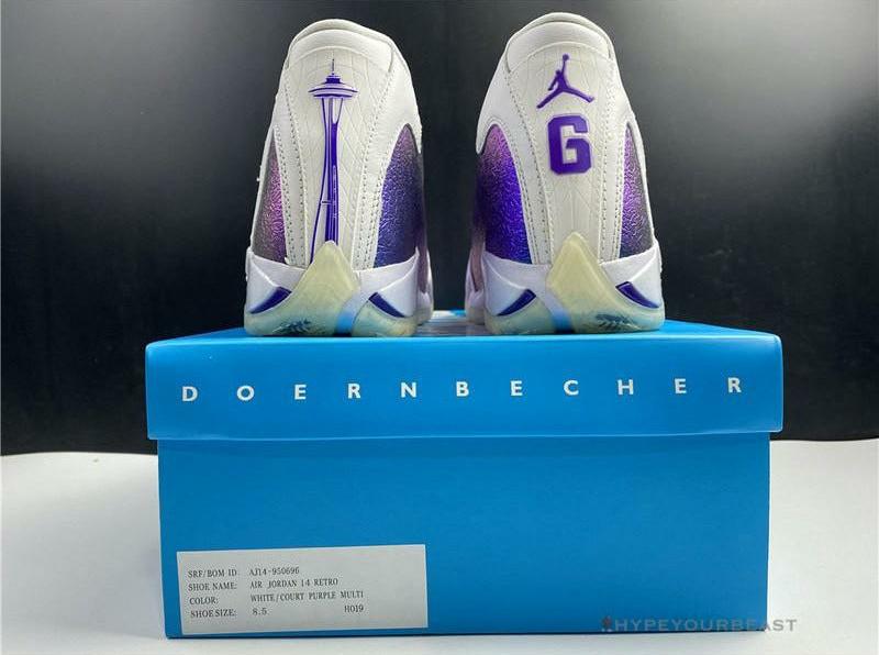 Air Jordan 14 White 'Doernbecher'
