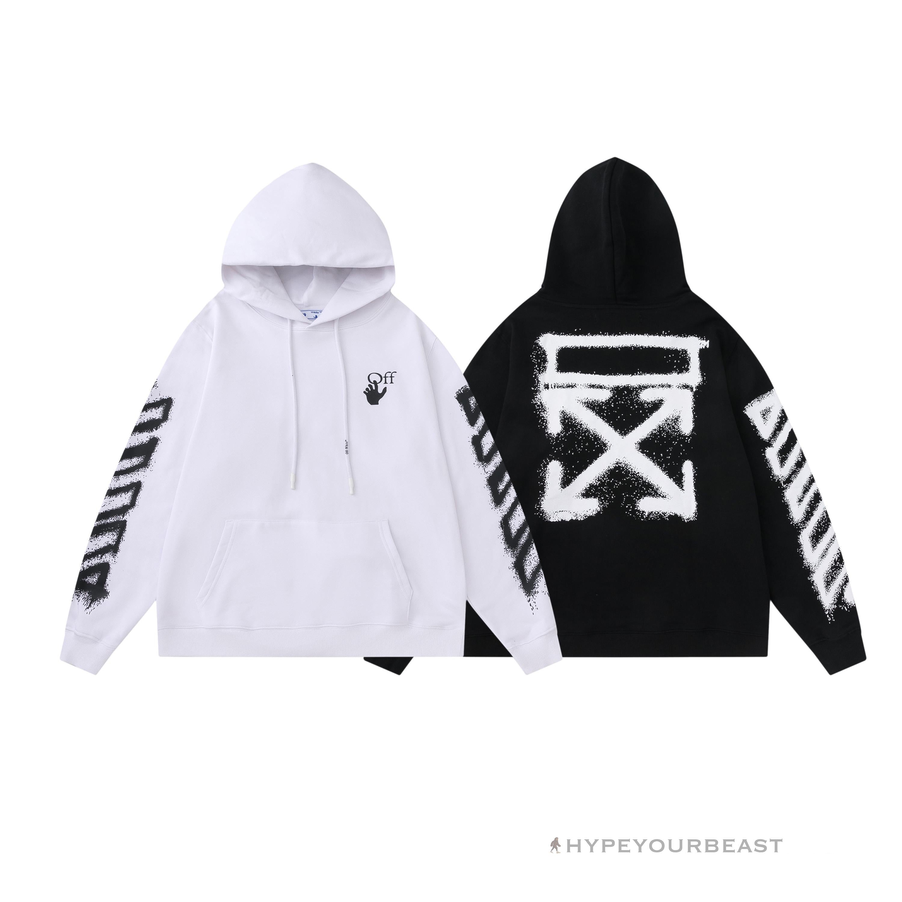 Off-White Hoodie Hallow Black