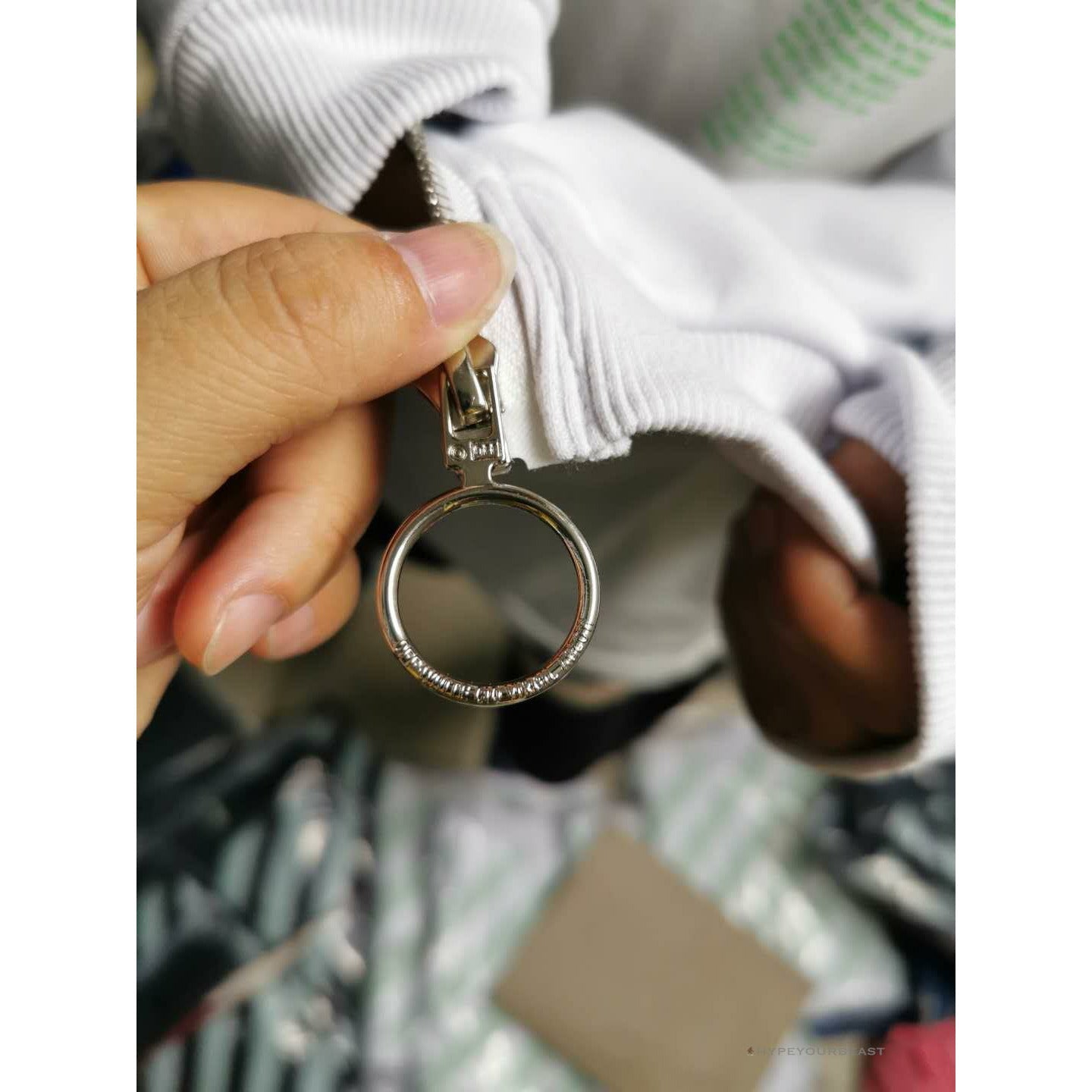 Off White Hoodie White Sail