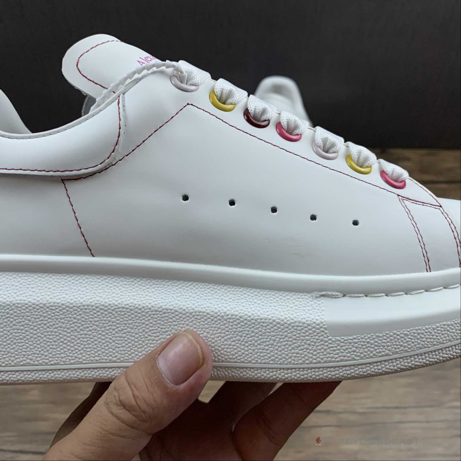 Alexander McQueen White / White / Pink