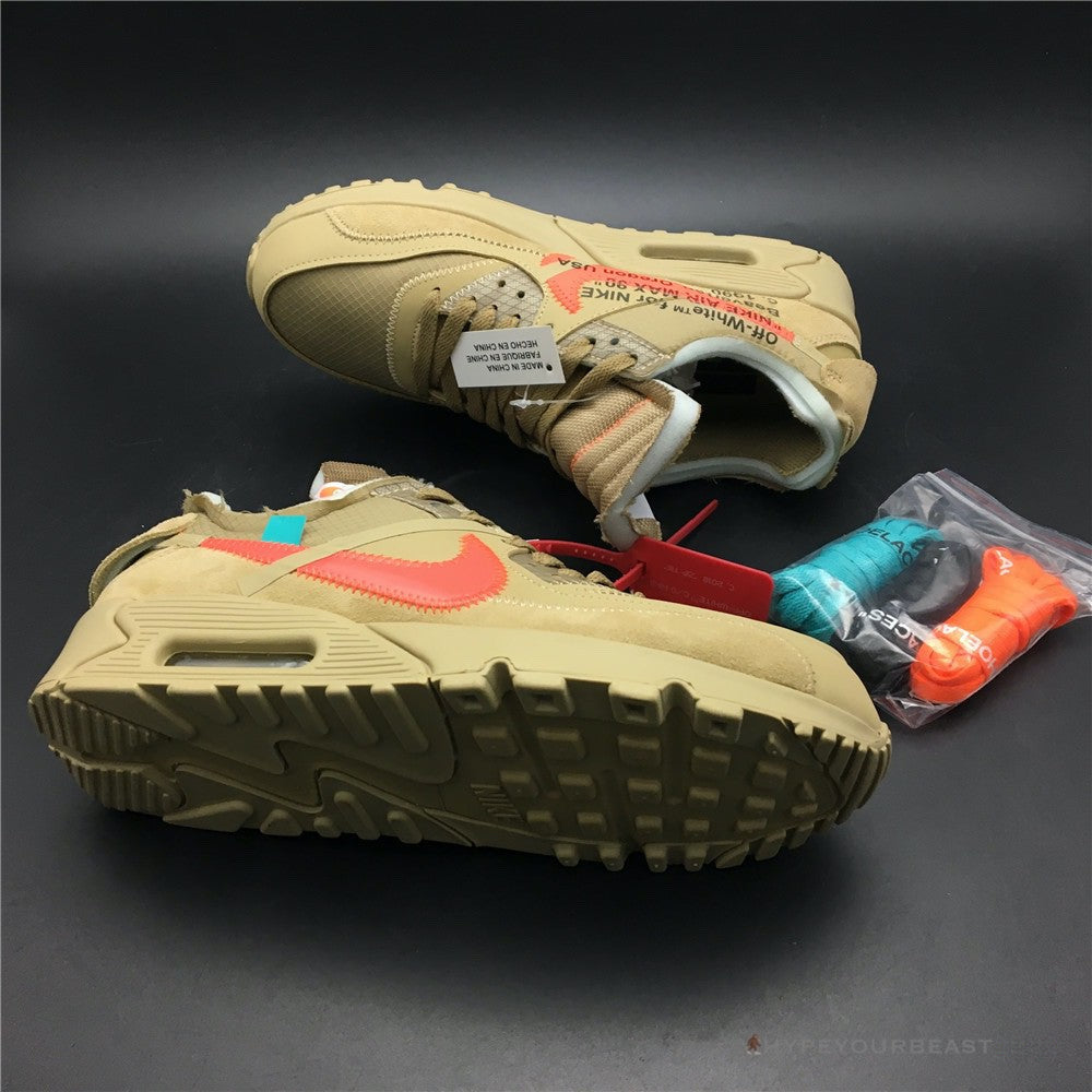 Off White x Nike Air Max 90 "Desert Ore"