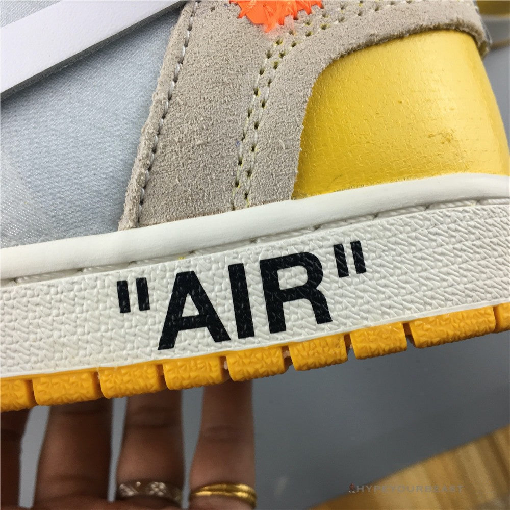 Off-White X Air Jordan 1 High Canary Yellow