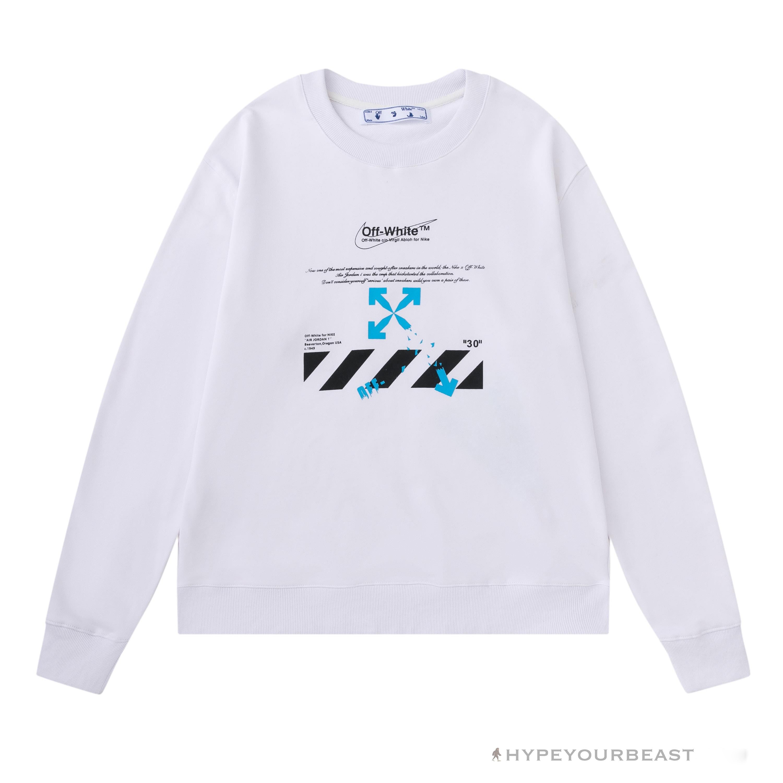 Off-White X Nike Shirt Doraemon White