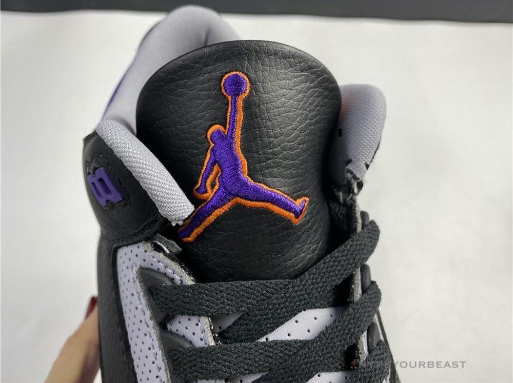 Air Jordan 3 'Court Purple Black Cement'