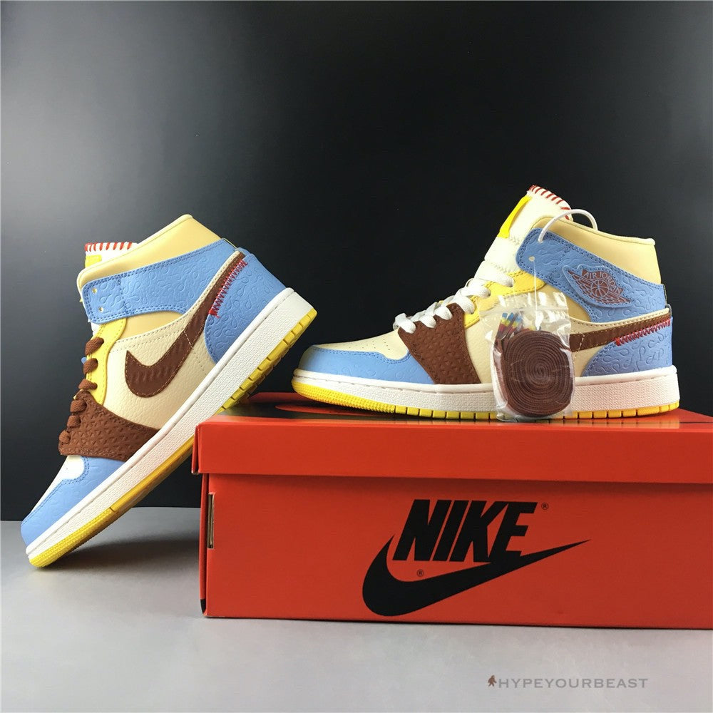 Air Jordan 1 Mid SE Fearless Maison Chateau Rouge