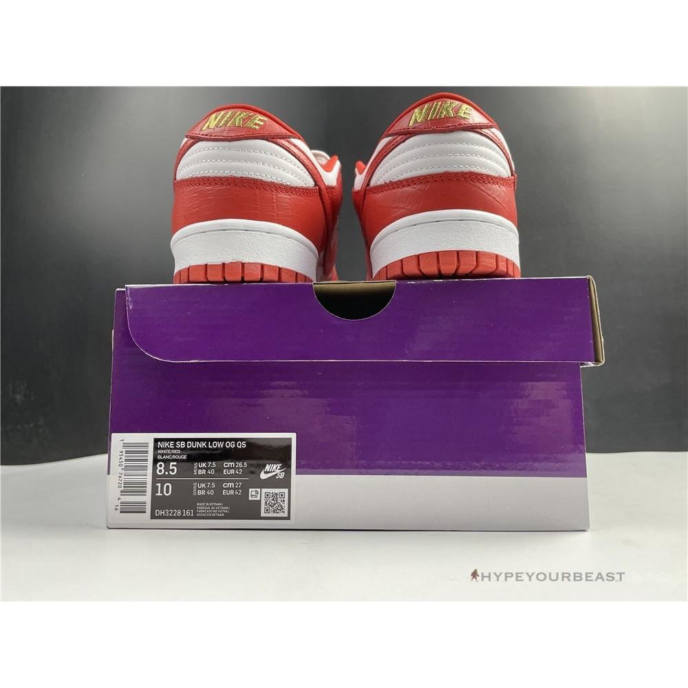 Nike SB Dunk Low Gold Red