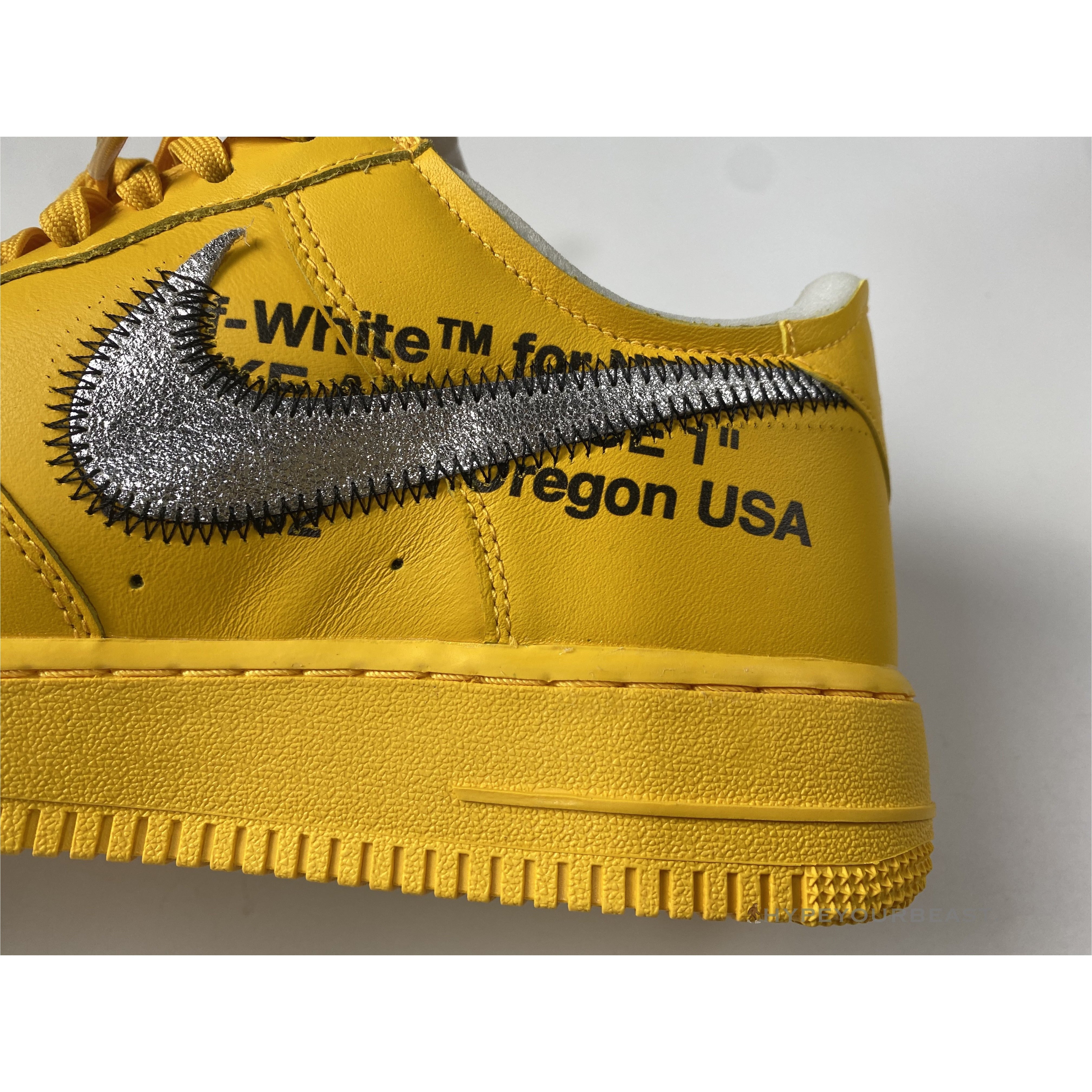 Off White X Air Force 1 Low 'Yellow'