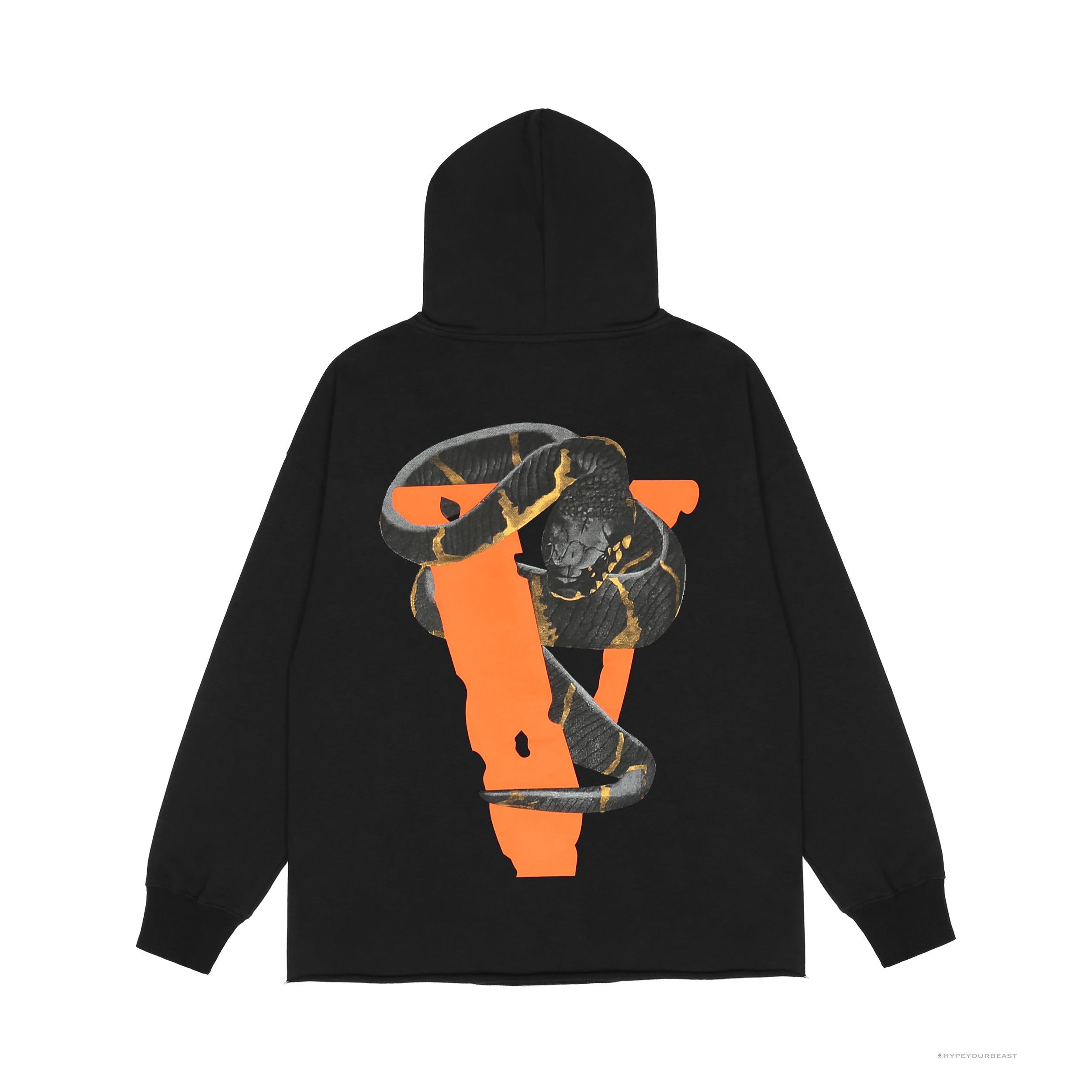 Vlone Hoodie Black Snake Eye