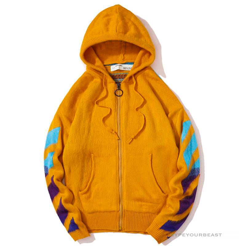 Off White Hoodie Yellow
