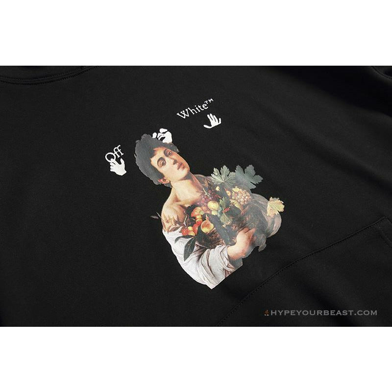 Off White Hoodie Black Fruits