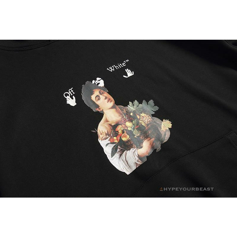 Off White Hoodie Black Fruits