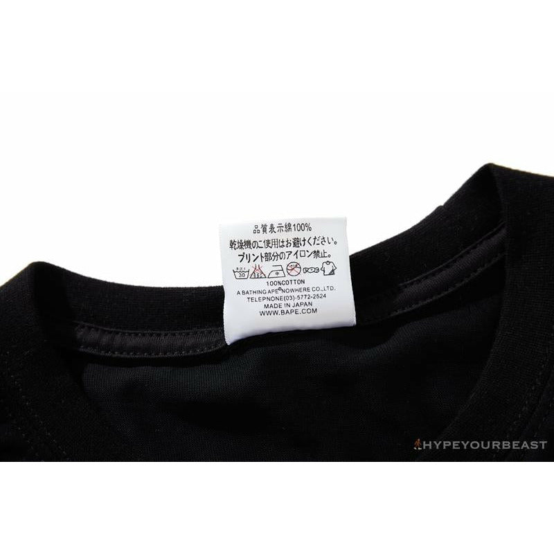 BAPE Baby Shark Blue Shark Tee Shirt 'BLACK'