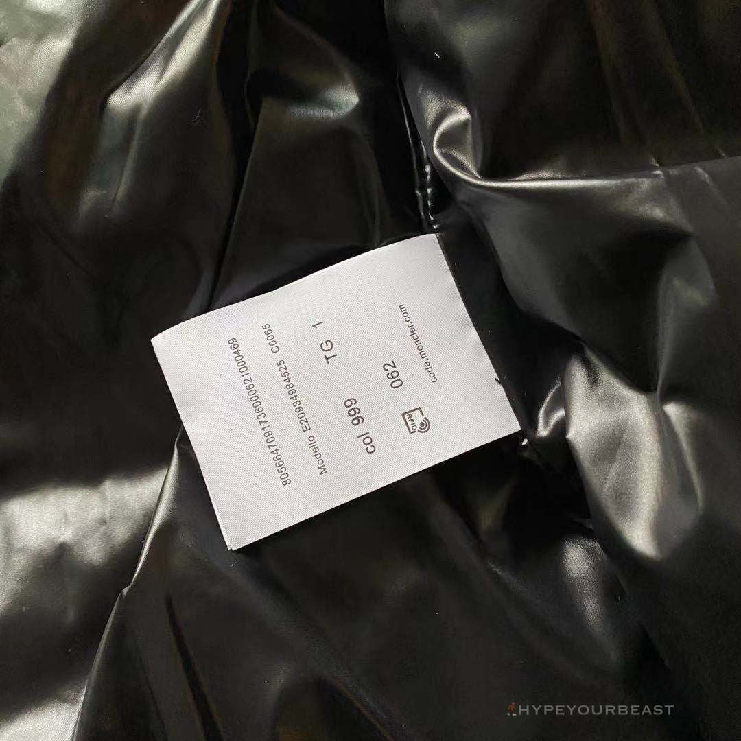 Moncler Puffer Jacket Black Hooded